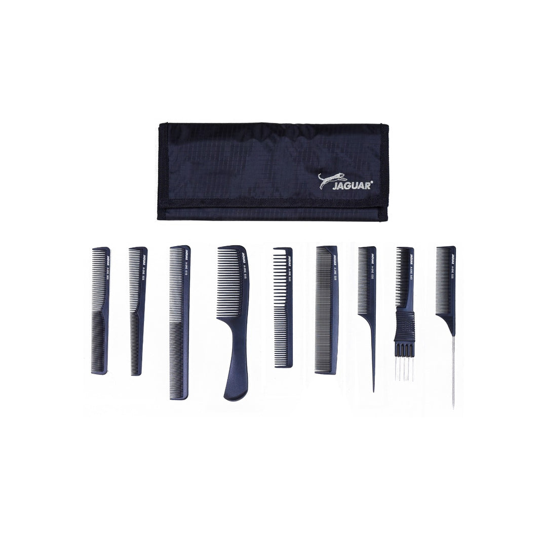 Hair Comb Set Professional for Hair Salon and Barber 9Pc Set