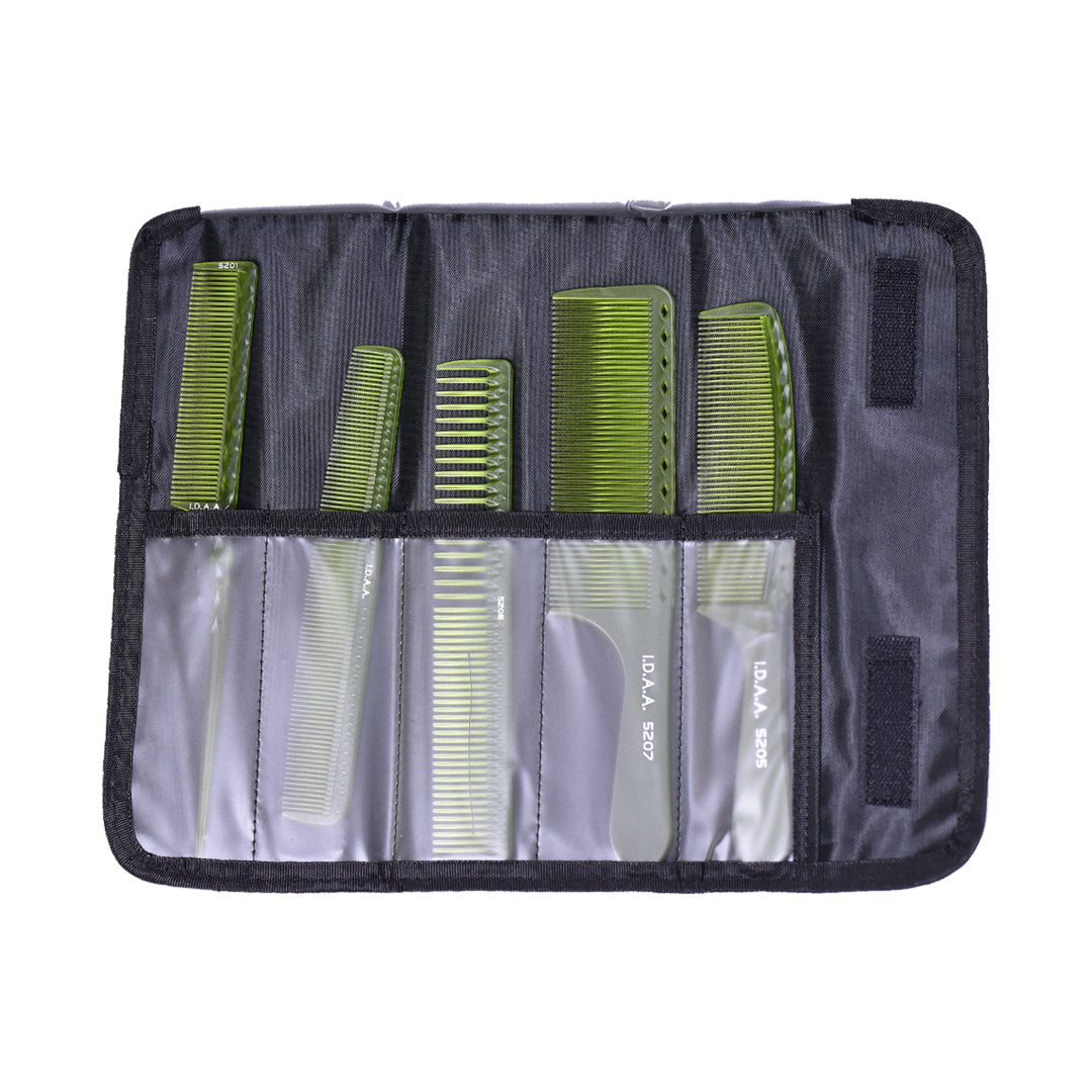 Professional Comb Set of 5 PVC Combs