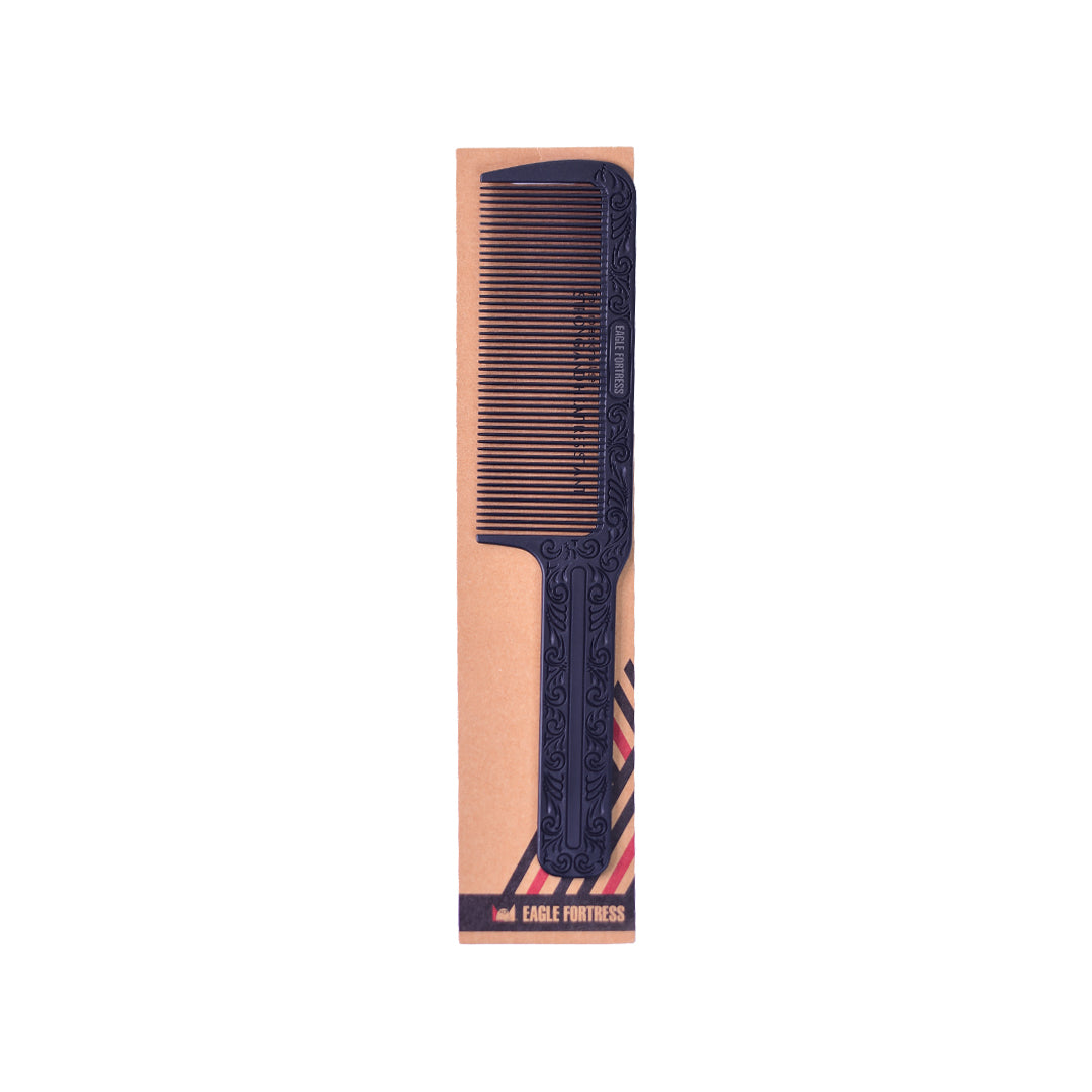 Carbon Barber Comb Strong and Heat Resistant 24.5 x 5.2