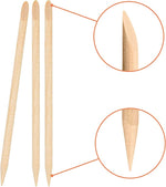 Load image into Gallery viewer, Disposable Nail Orange Wood Sticks for Cuticle Pusher and Nail Art
