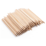 Load image into Gallery viewer, Disposable Nail Orange Wood Sticks for Cuticle Pusher and Nail Art
