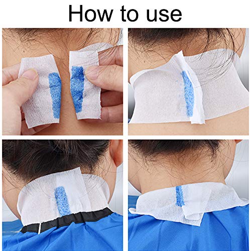 Disposable Neck Paper Strip Stretchable Hair Cutting Neckband 500 Strips