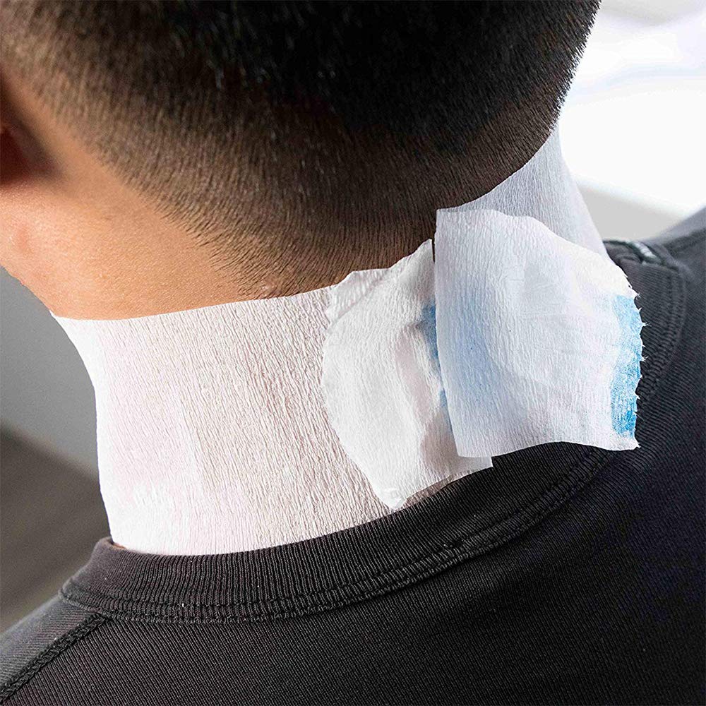 Disposable Neck Paper Strip Stretchable Hair Cutting Neckband 500 Strips