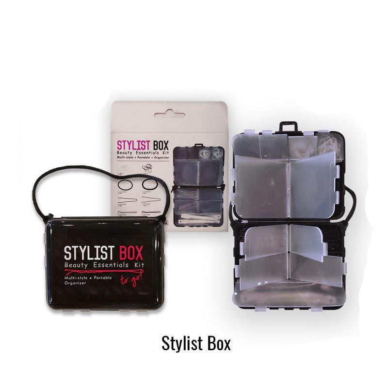 Hair Styling Kit Stylist Box & Organizer Includes Accessories