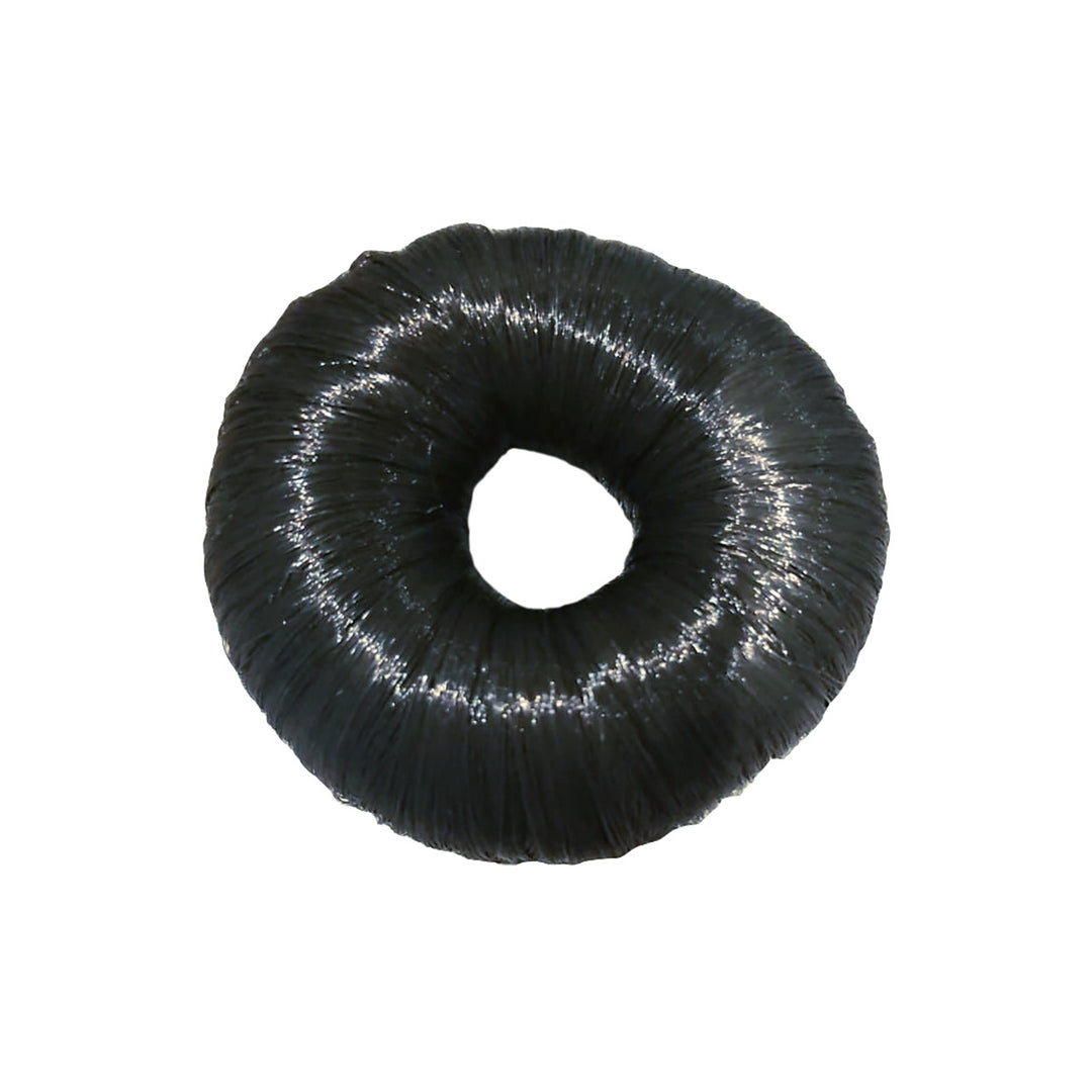 Donut Hair Bun Maker Hair Accessories for Styling and Updo for Ballet with Synthetic Fiber Small (Brown)