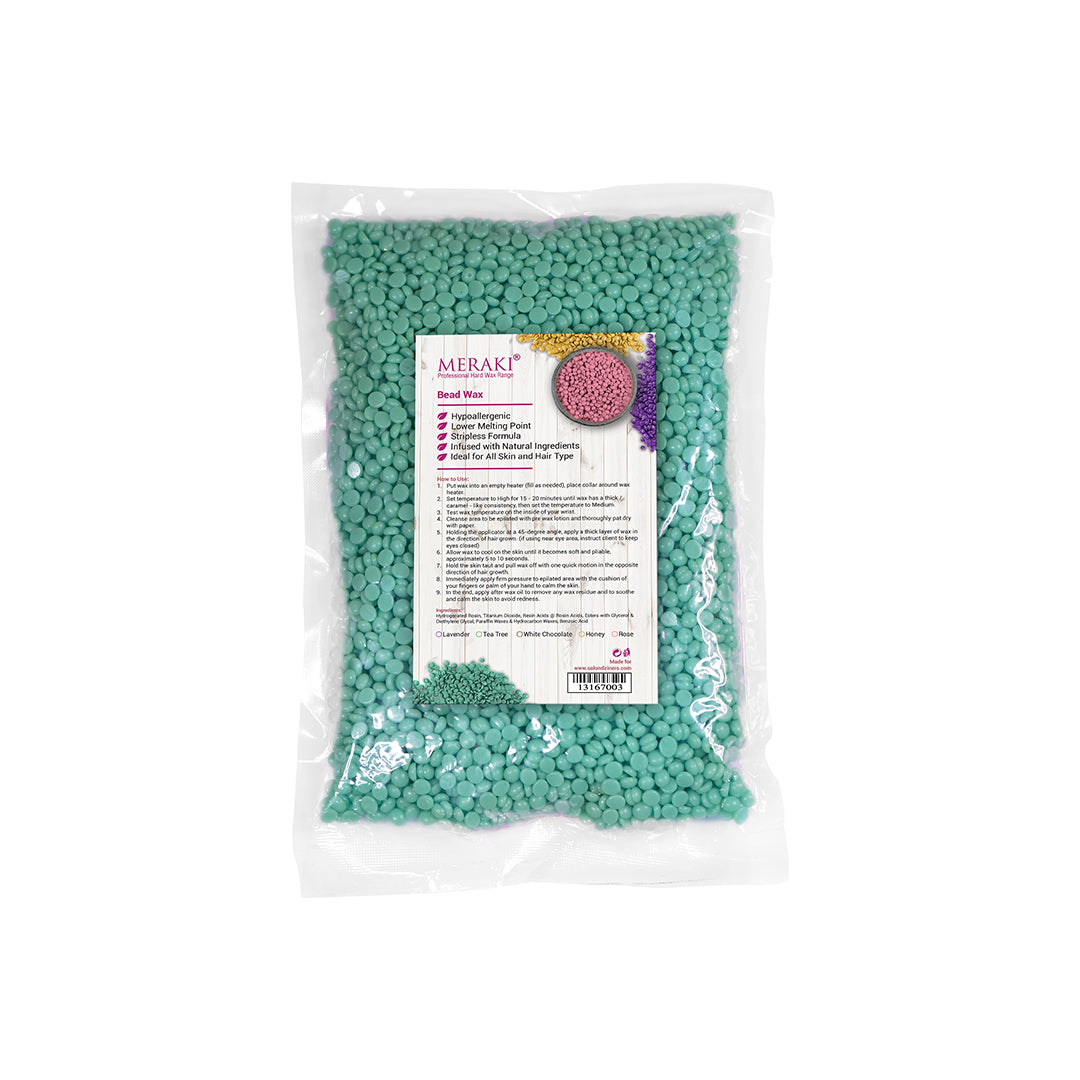 Meraki Beads Stripless Hair Removal Wax Tea Tree 500g