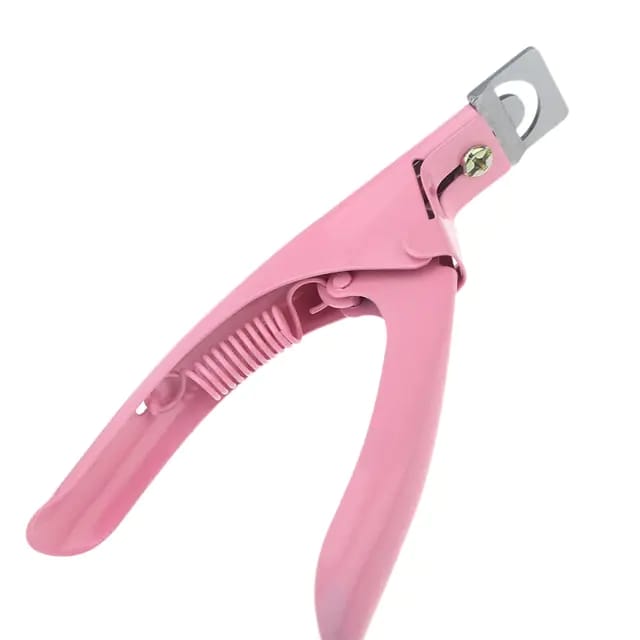 Professional Acrylic Nail Tips Cutter Pink