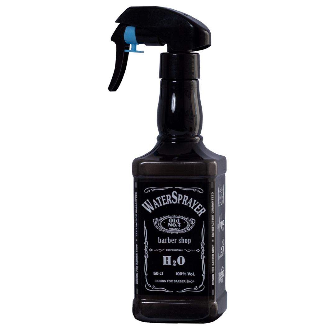 Barber Shop Stylish Water Sprayer Spray Bottle Black 500ml