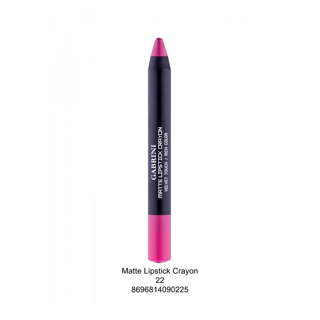 Matte Crayon Lipstick # 22