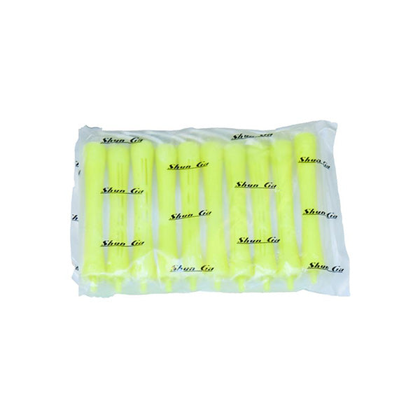 Hair Perm Rods Cold Wave Rod Curlers Rollers for Salon Perming with elastic band slim size 10pcs