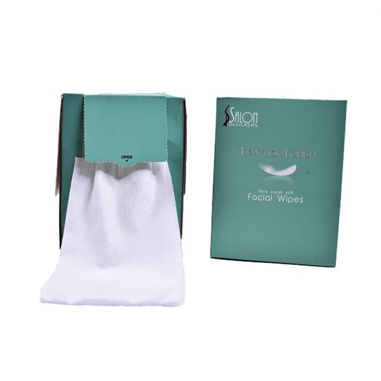 Disposable Facial Wipes Feather Touch 100 Pcx