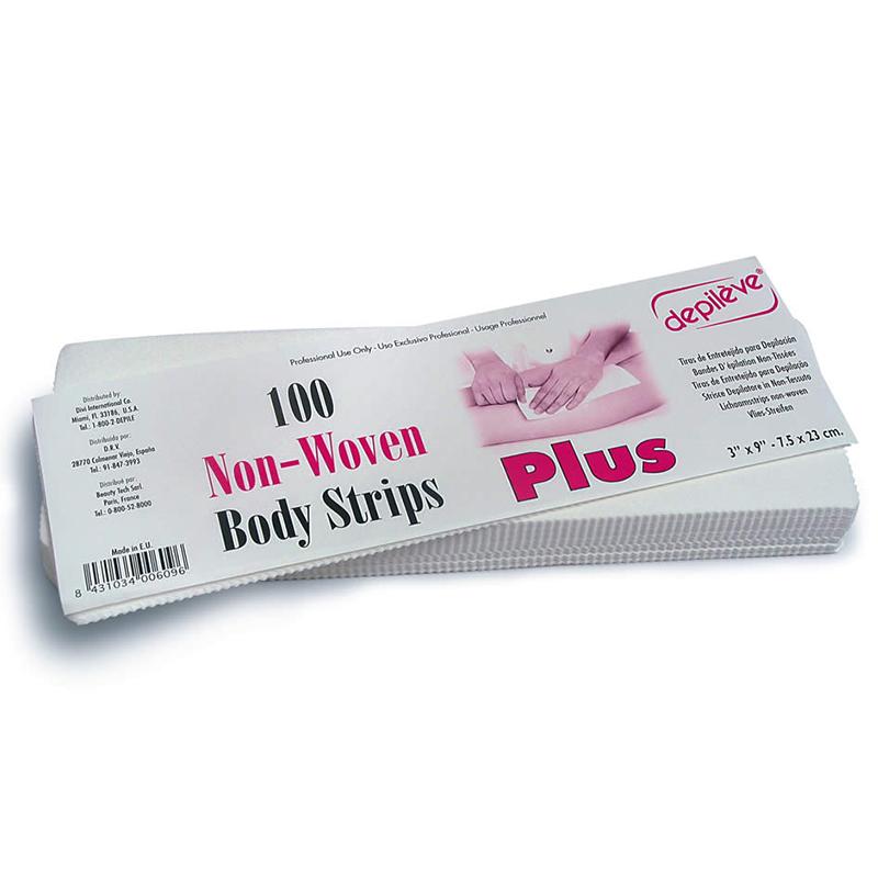 Depileve Body Wax Strips Non Woven 100 pcs