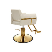 Luxury Modern Salon Styling Chair with Gold Base