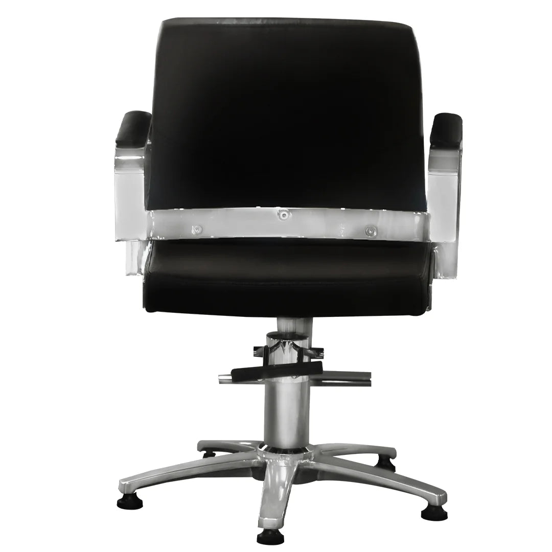 Makeup and Styling Chair in Square Design Foot Rest and Star Base