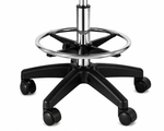 Load image into Gallery viewer, ECO Rolling Bar Stool: Adjustable Height &amp; Custom Color Option