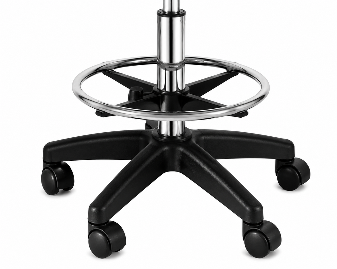 Eco Adjustable Stool with Wheels (Customised Color)