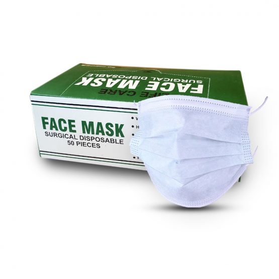 Disposable Face Masks 3 Play Hygienic Filter Mask 50 Pcs