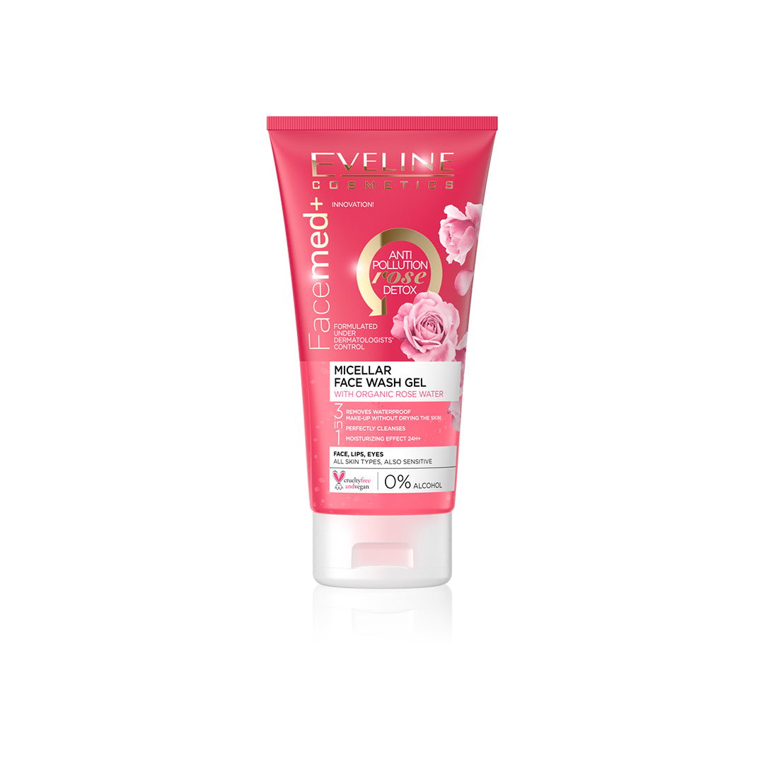 Facemed+ Purifying Facewash Gel ( With Organic Rose Water)