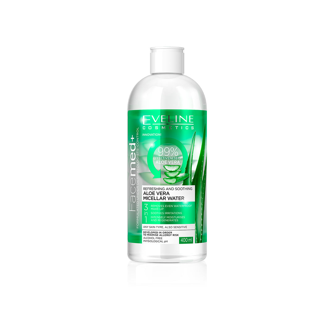 FaceMed_Aloevera micellar water 400 ml