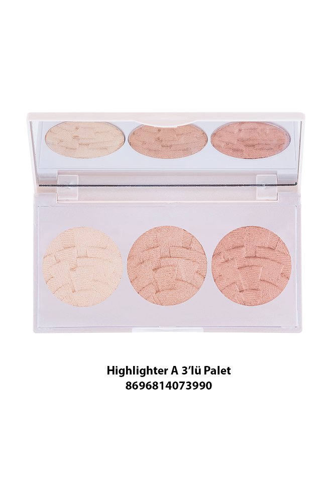 Gabrini Highlighter 3 In 1 Palette 2