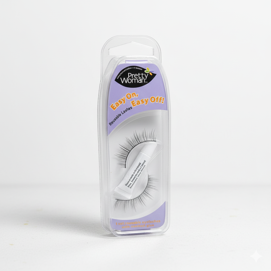 Pretty Women Reusable Eyelashes (Twinkle) | Silk Fiber Volume