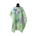 Load image into Gallery viewer, Kids Salon and Hair Cutting waterproof Cape Green
