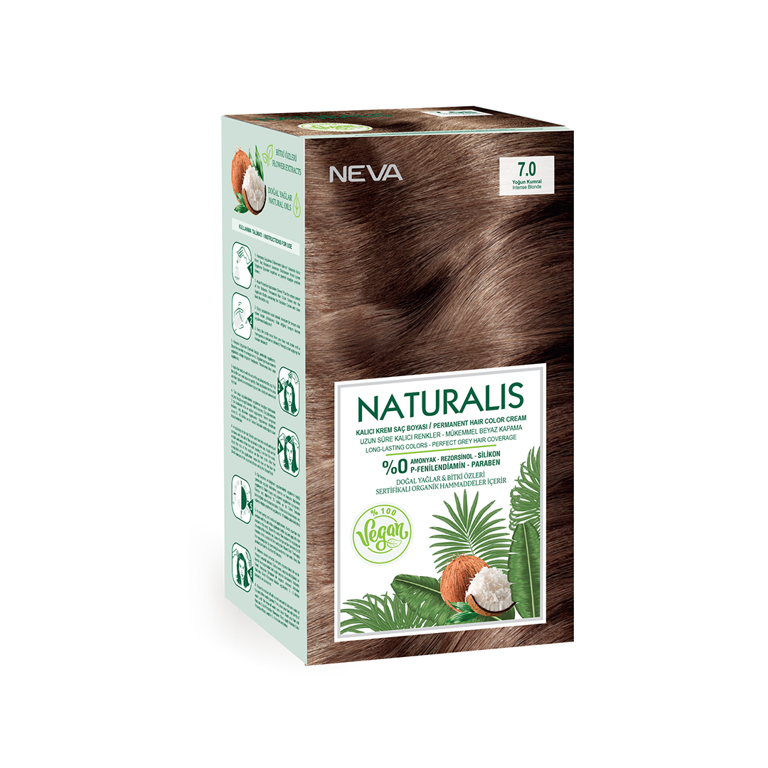 Naturalis Hair Color Cream Set – 7.0 – Intense Blonde