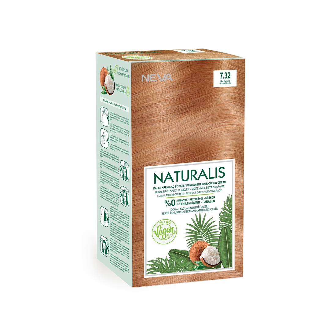 Naturalis Hair Color Cream Set – 7.32 – Honey Blonde