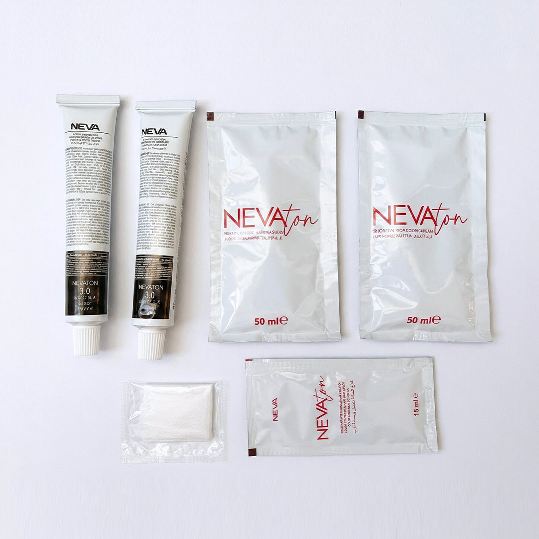 NEVATON Permanent Color 6.35 Golden Brown | 100% Gray Coverage