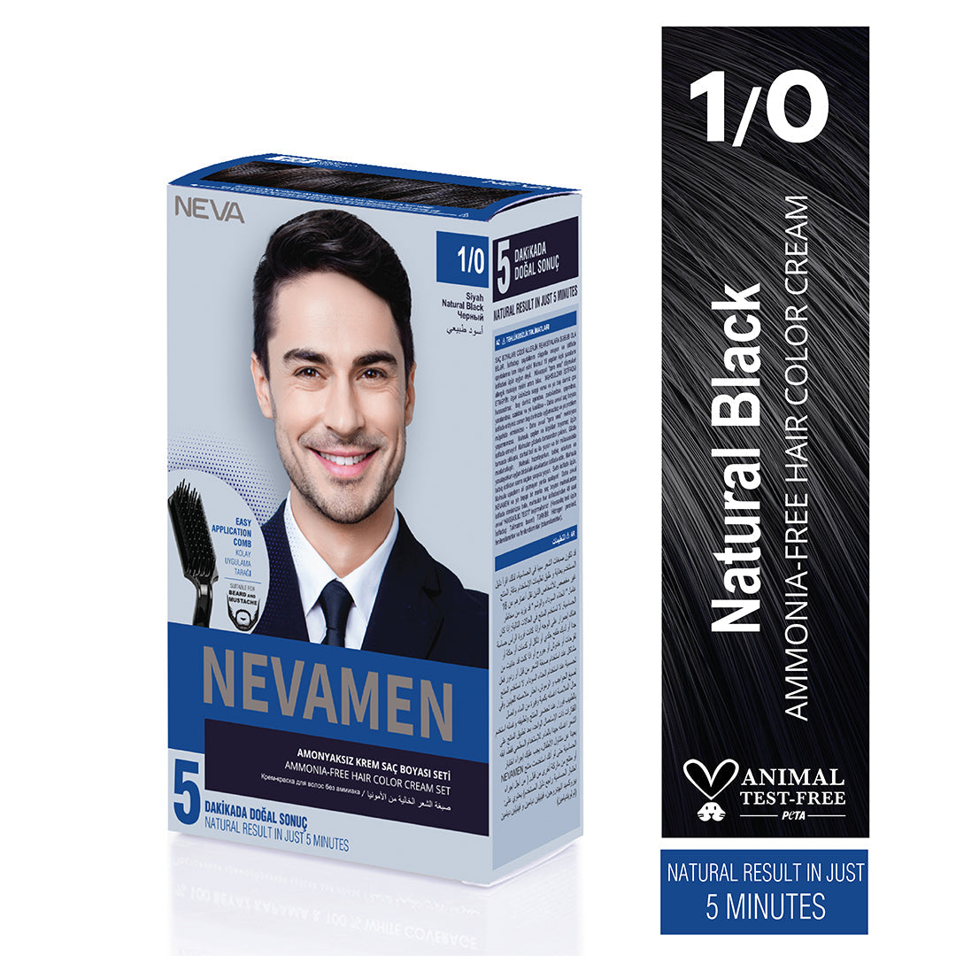 Neva Men Hair Color Natural – Black – 1/0