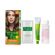 Nevacolor Natural Hair Color Cream Set 50 ml 8.7 - Light Caramel