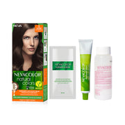 Nevacolor Natural Hair Color Cream Set 50 ml 5 - Light Brown