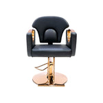 Load image into Gallery viewer, Luxury Line Hair And Makeup Chair With Rose Gold Accent
