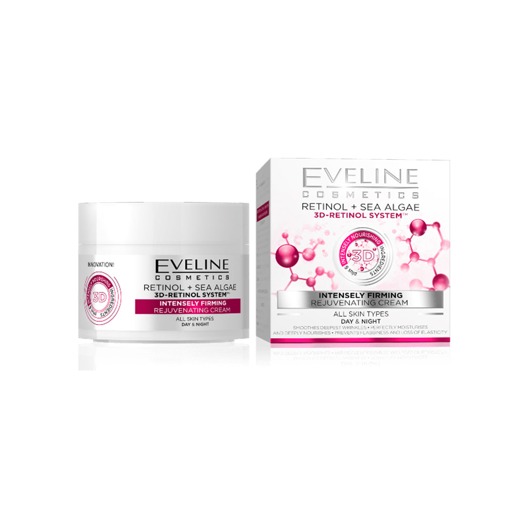 Eveline Retinol + Sea Algae 3D Retinol System Intensely Firming Rejuvenating Day & Night Cream