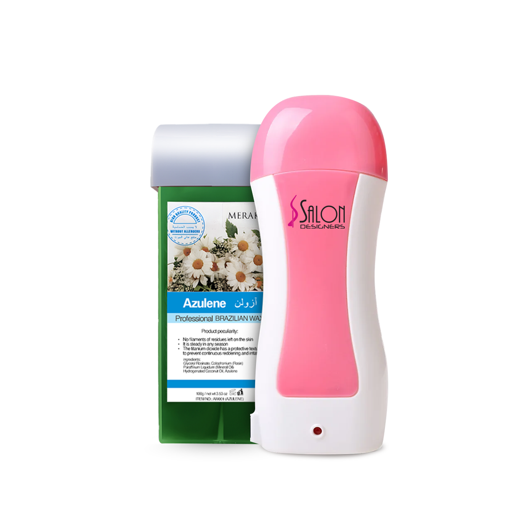 Meraki Roll-On Wax Cartridge Azulene 100ml | Professional Depilatory Wax for All Skin Types