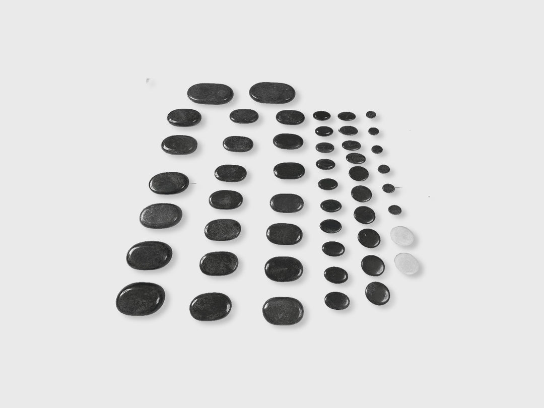 Spa Hot Stone Set 50pc