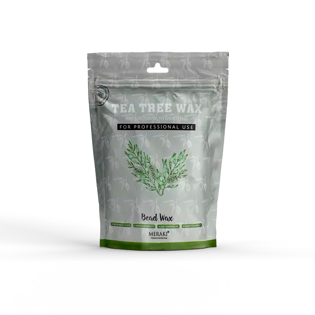 Meraki Tea Tree Hard Wax Beans 500g – New & Improved Formula for Hair Removal