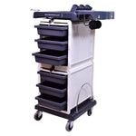 Load image into Gallery viewer, Lockable Trolley with Hot Tools Holder
