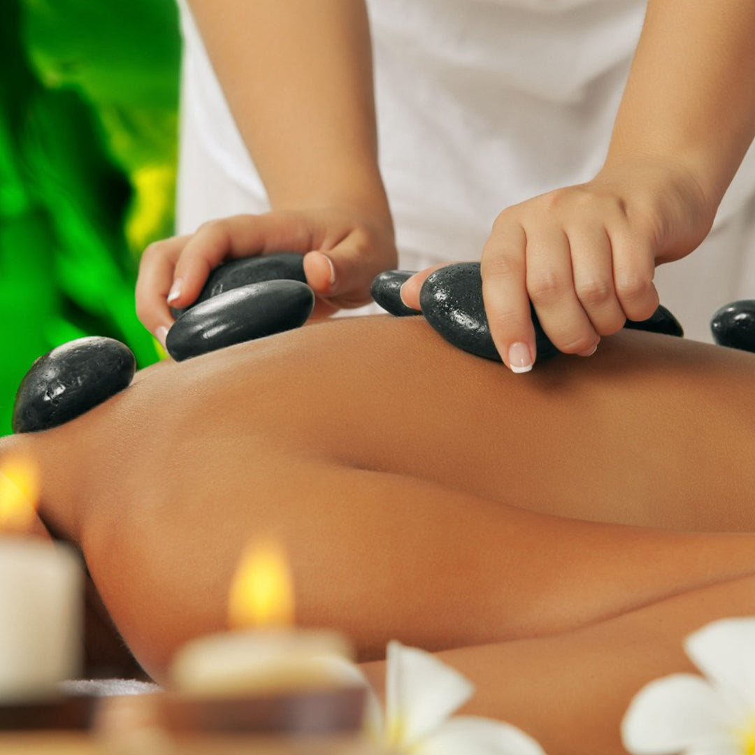 Spa Hot Stone Set - 50pcs