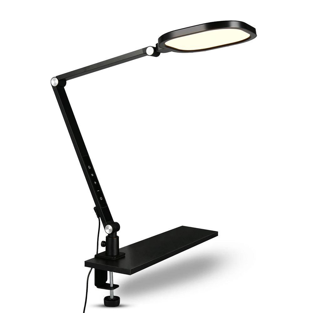 Professional LED Salon Table Light Adjustable Touch-Control LED Work Lamp with Clamp Mount