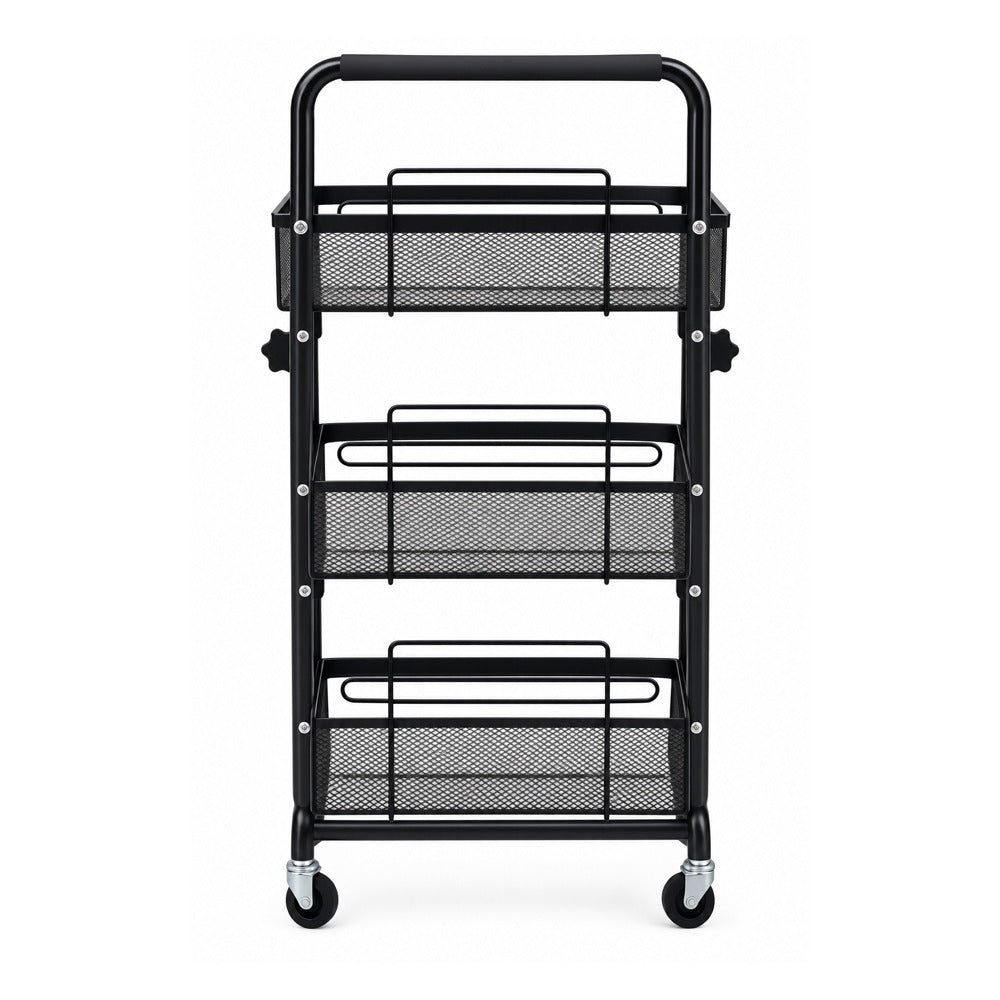 . GridPro Three-Tier Mesh Salon Trolley