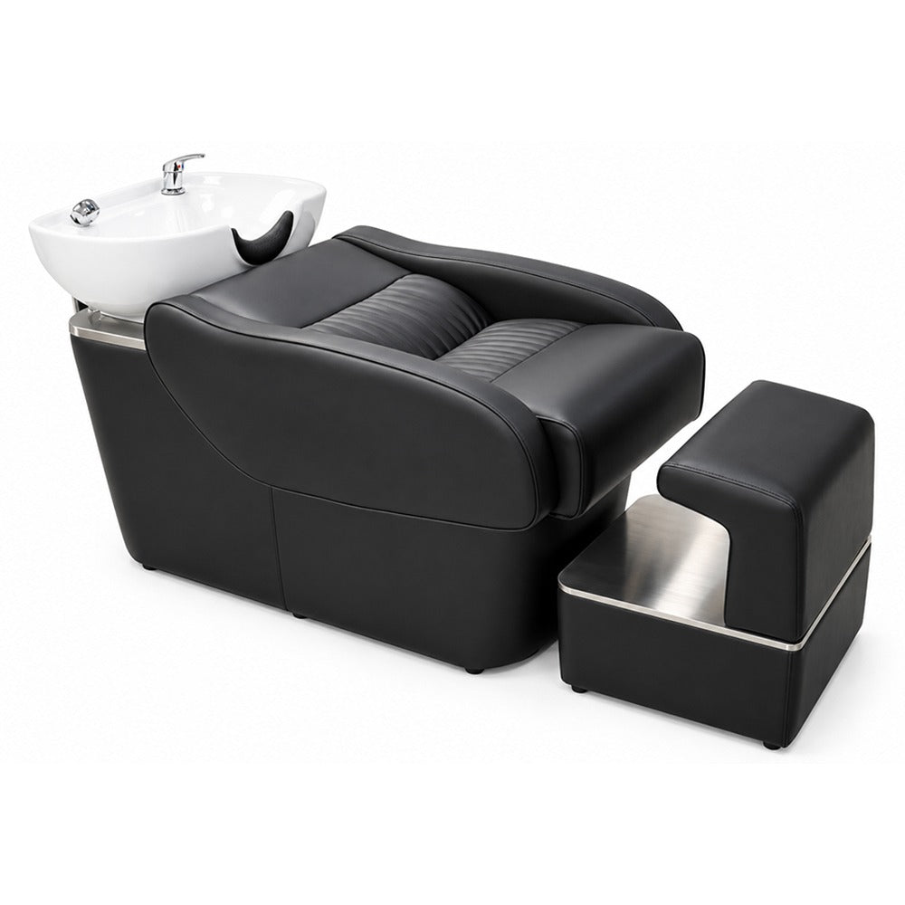 Luxury Comfort Salon Shampoo Unit with Footrest