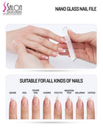 Load image into Gallery viewer, Salon Designers NanoMirror Professional Glass Nail File Set  Pack of 3