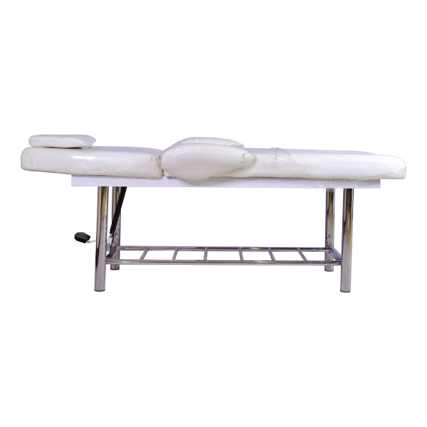 Eco. Facial Bed White Steel Base