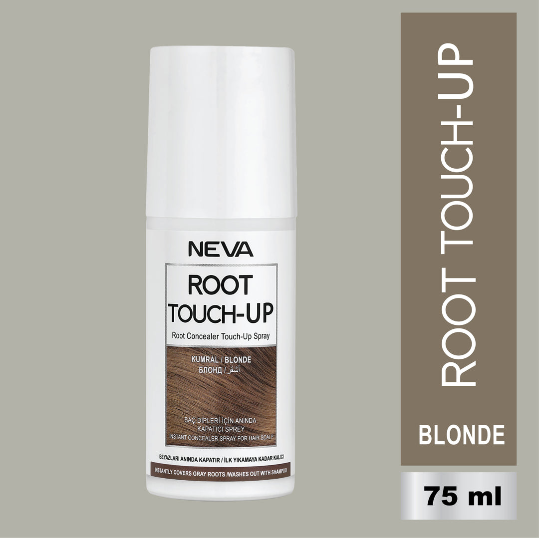 Root Touch Up Hair Color Spray – Blonde – 75ml | Instant Gray Coverage, Long-Lasting Finish