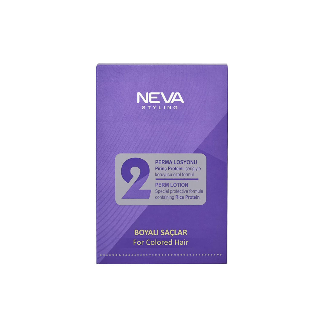 Neva Styling Perm Lotion No.2 for Colored Hair – Rice Protein Formula | Gentle Curling Care