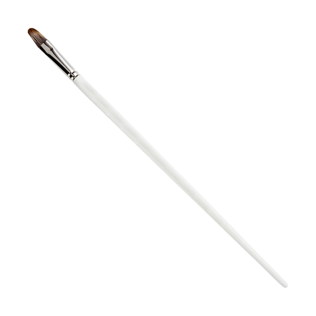 Gel Nail Flat Brush with Round Edge