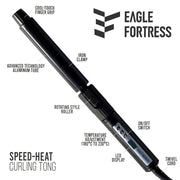 Eagle Fortress Speed Heat Hair Curler 28mm | Aluminum Soft Wave