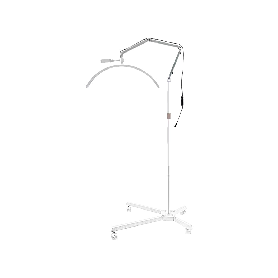 Half Moon Adjustable Lamp for Lashes and Nails - White
